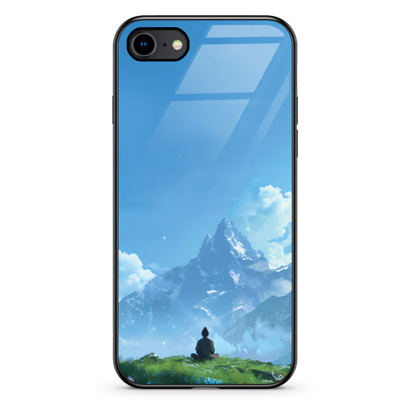 Glass Phone Case Mountain Meditation - Image 74