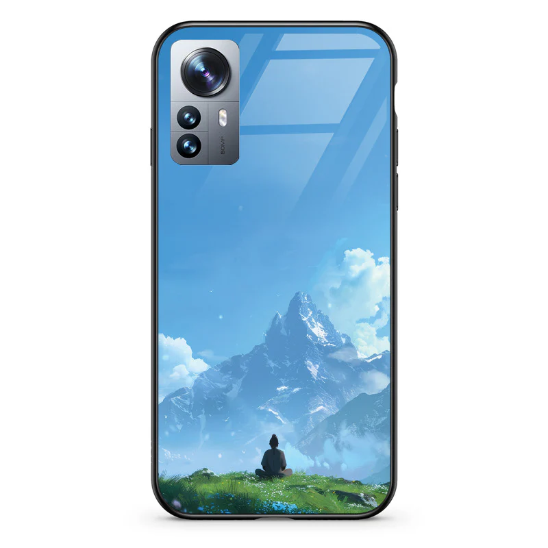 Glass Phone Case Mountain Meditation - Image 77