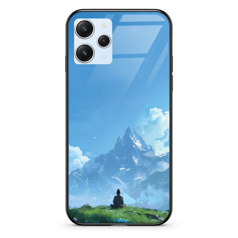 Glass Phone Case Mountain Meditation - Image 79