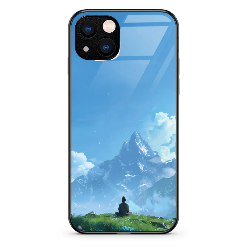 Glass Phone Case Mountain Meditation - Image 83