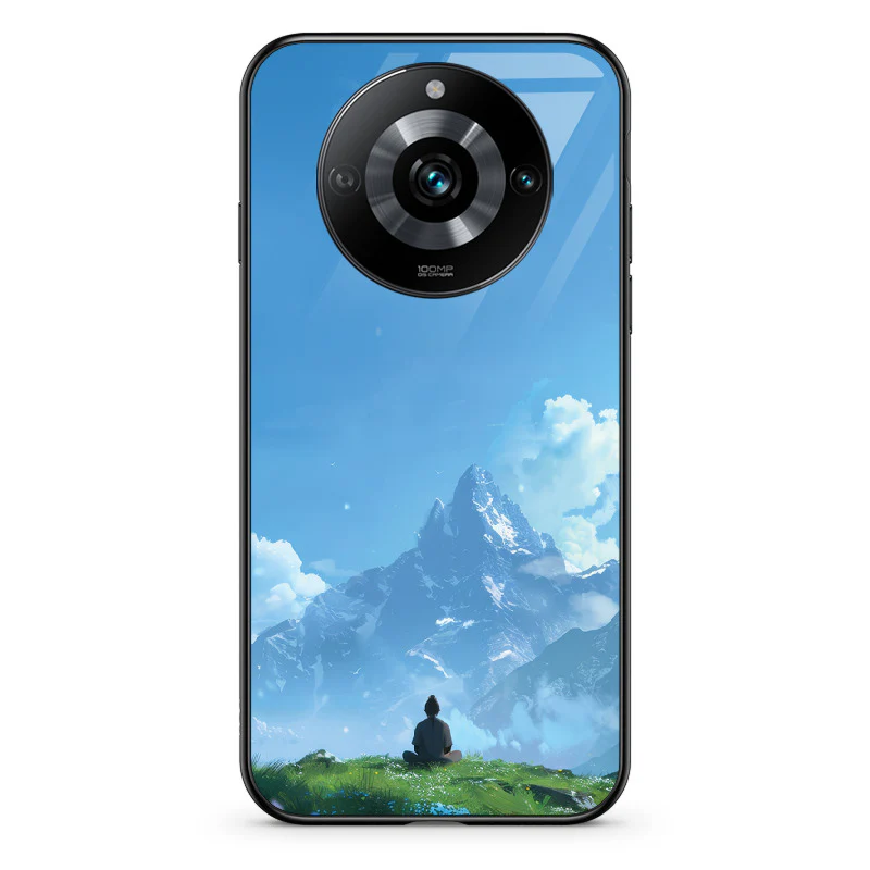 Glass Phone Case Mountain Meditation - Image 86