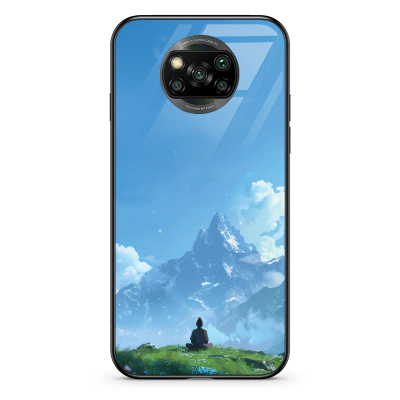 Glass Phone Case Mountain Meditation - Image 89