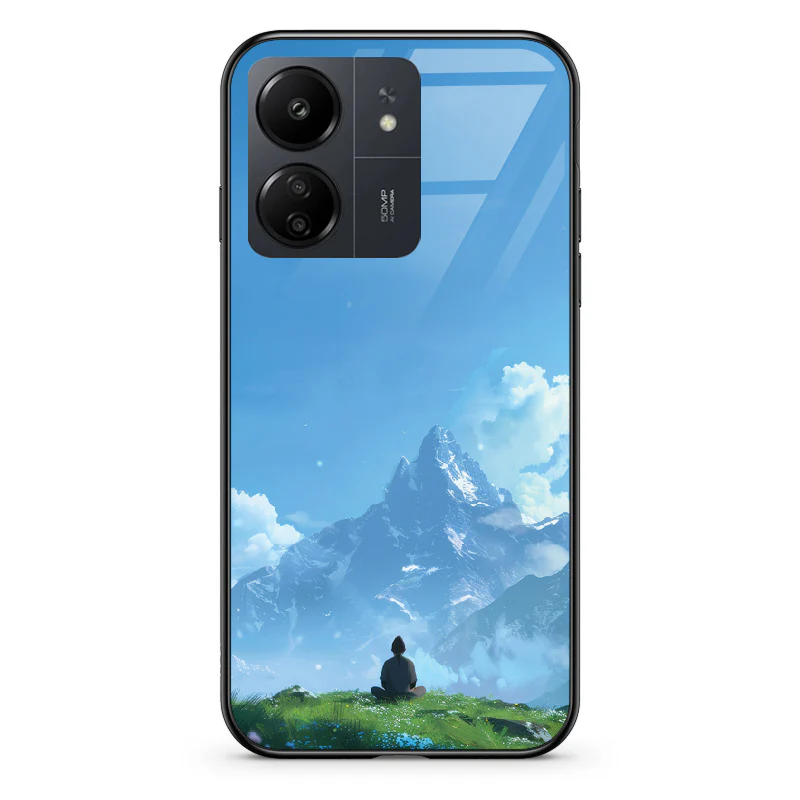 Glass Phone Case Mountain Meditation - Image 91
