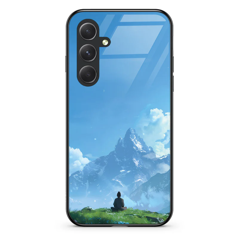 Glass Phone Case Mountain Meditation - Image 98