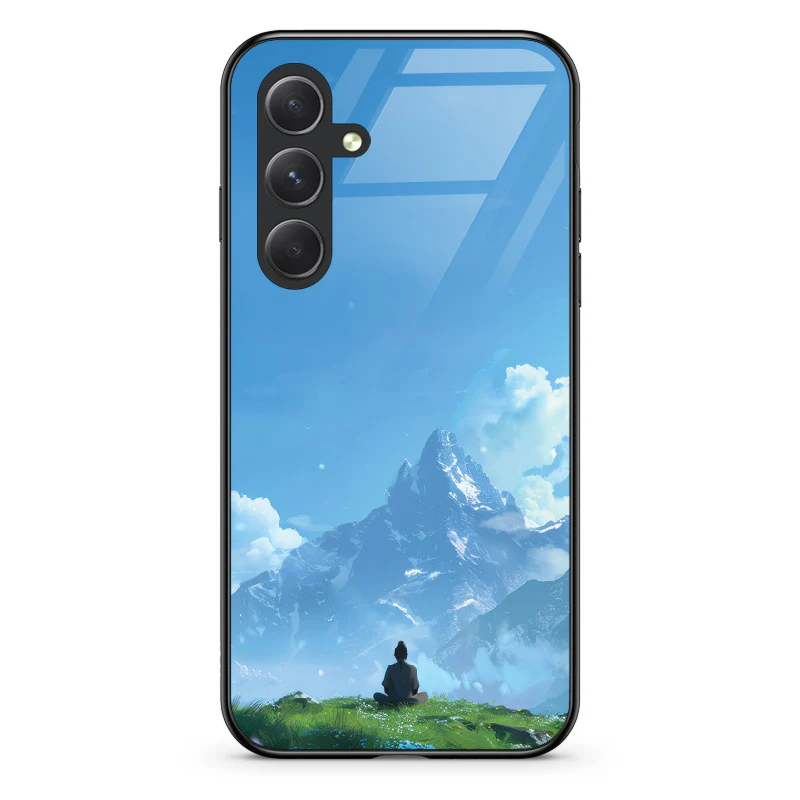 Glass Phone Case Mountain Meditation - Image 99