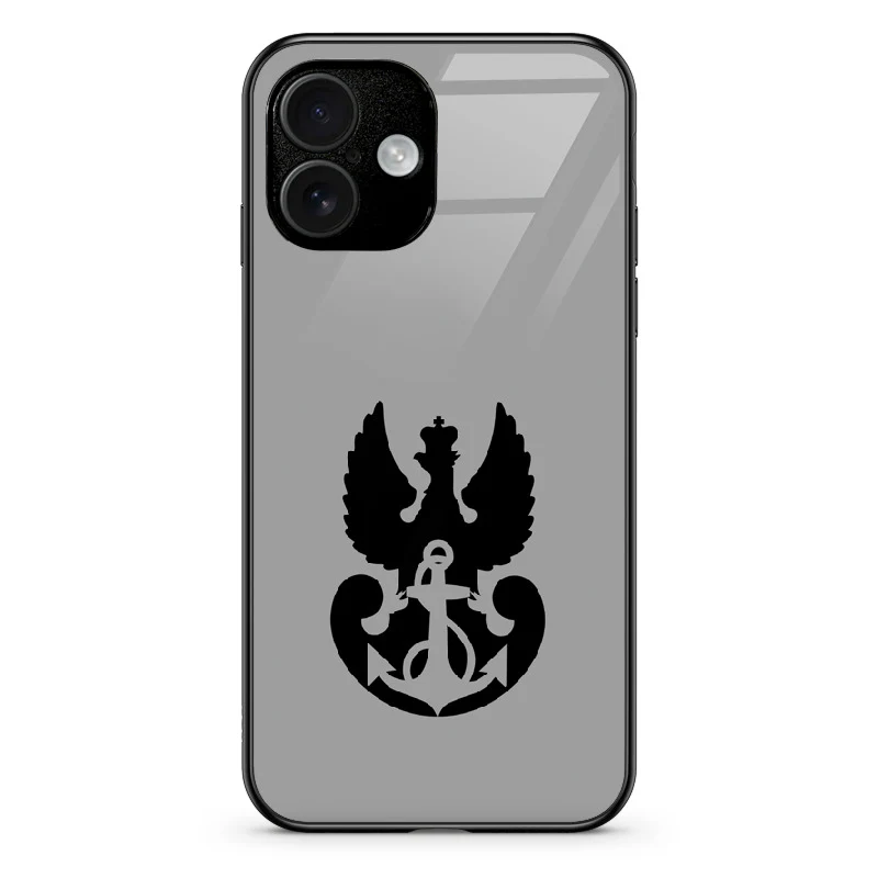 Glass Phone Case Navy Of The Republic Of Poland Gray - Image 131