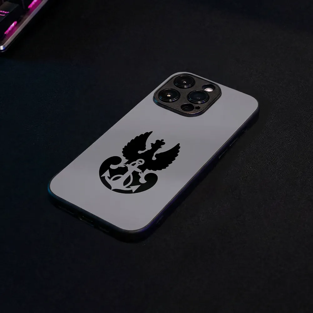 Glass Phone Case Navy Of The Republic Of Poland Gray - Image 7