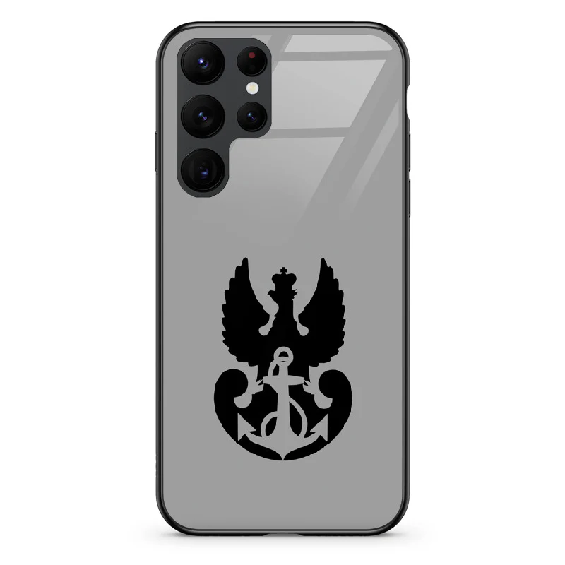 Glass Phone Case Navy Of The Republic Of Poland Gray - Image 95