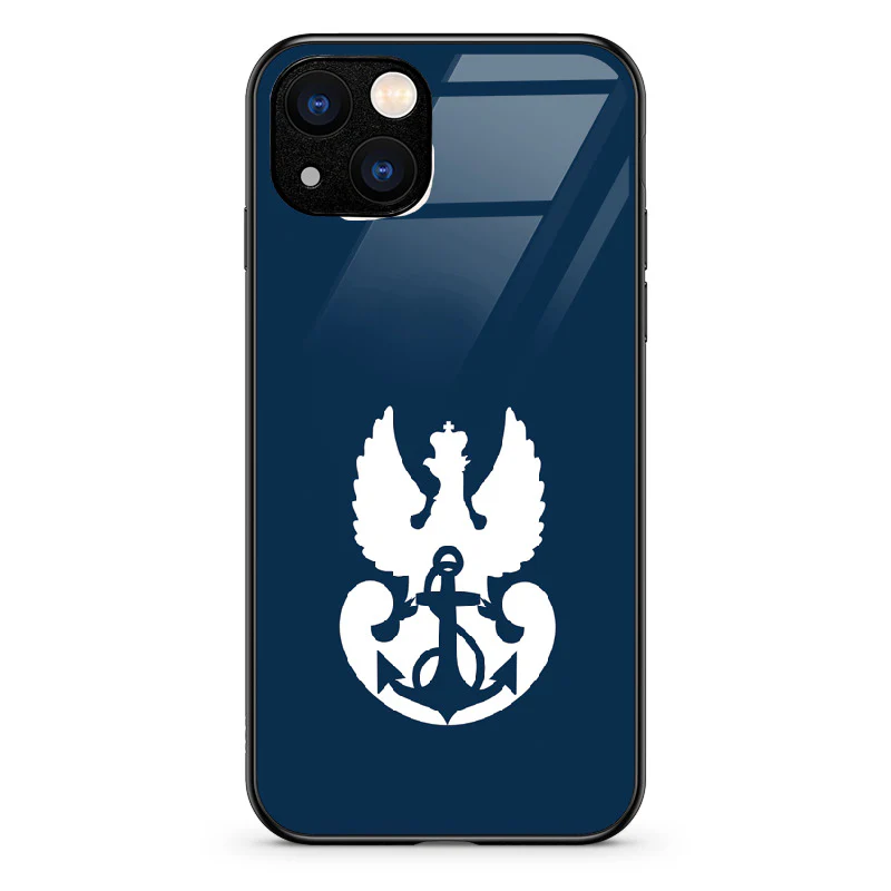 Glass Phone Case Navy Of The Republic Of Poland Navy Blue - Image 83