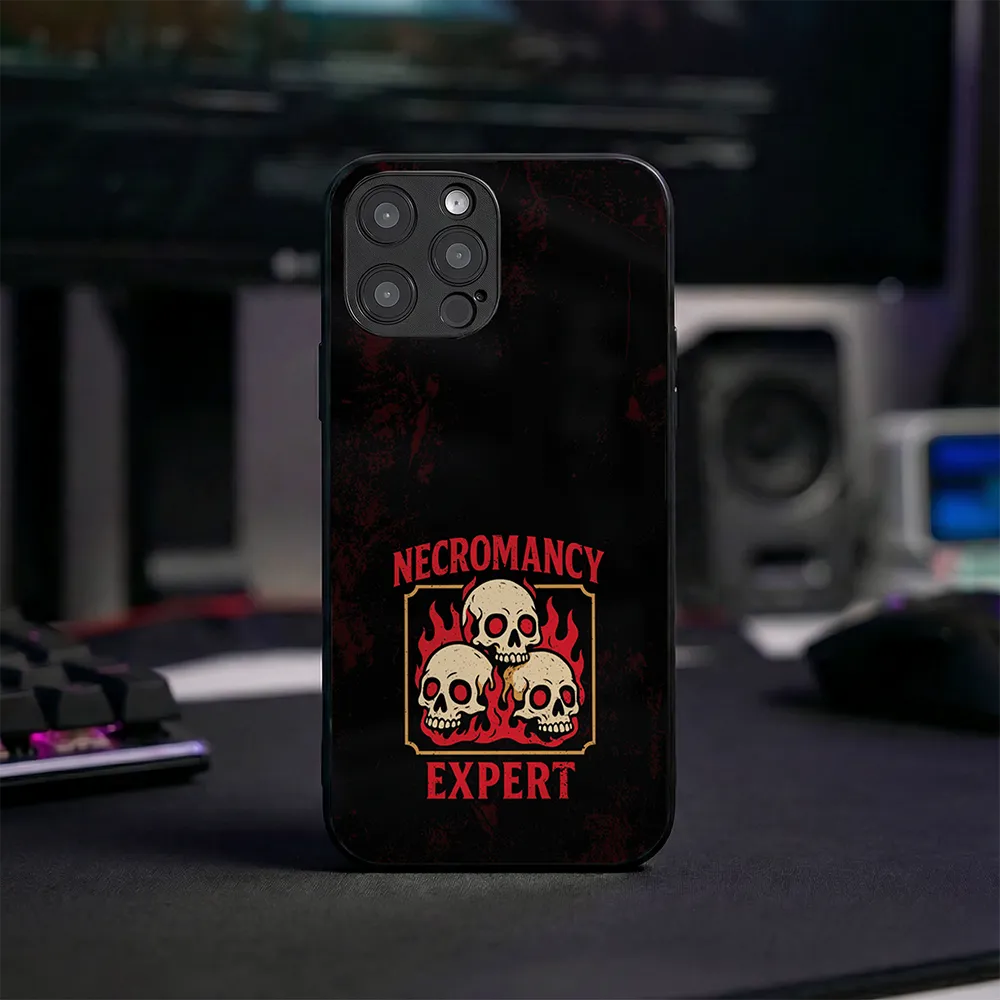 Glass Phone Case Necromancy Expert
