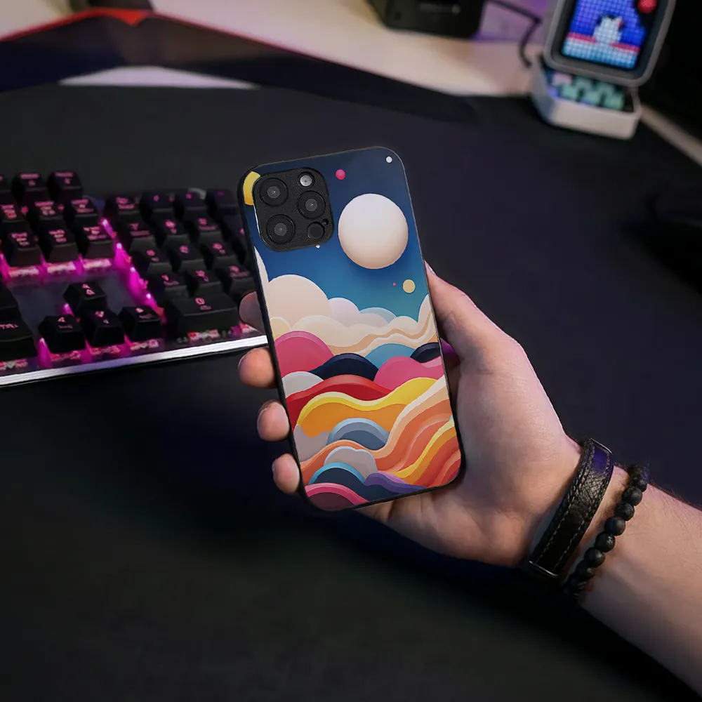 Glass Phone Case Neon Hills - Image 6