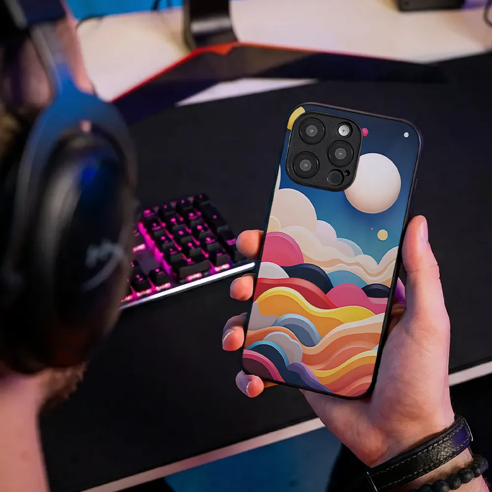 Glass Phone Case Neon Hills - Image 8