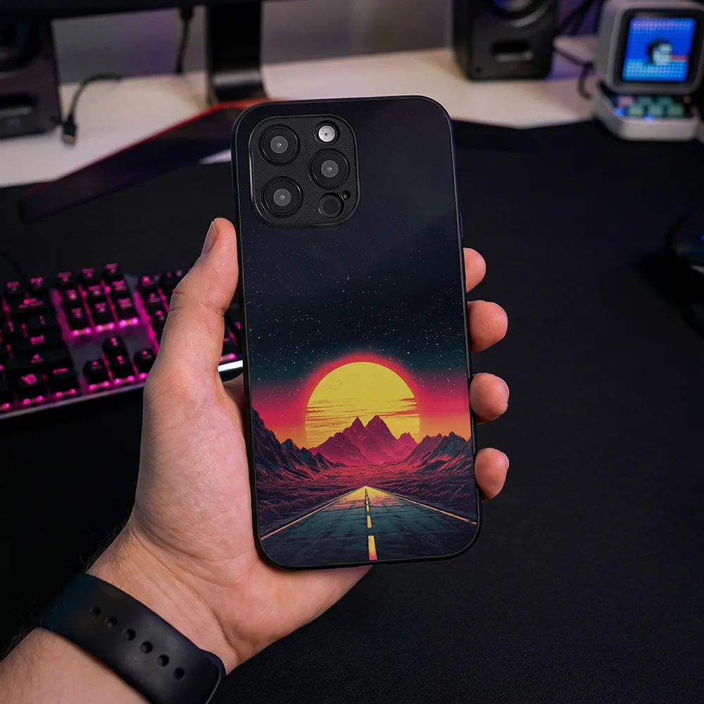 Glass Phone Case Night Drive - Image 2