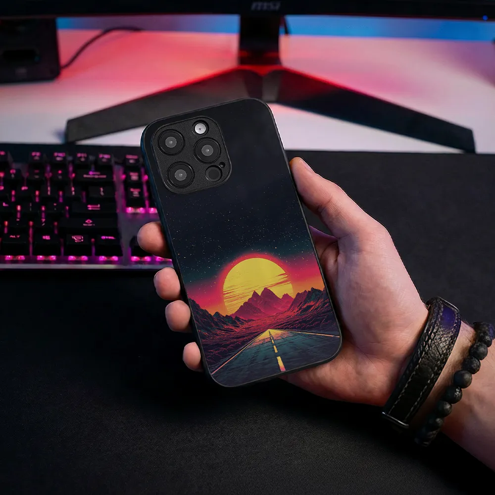 Glass Phone Case Night Drive - Image 3