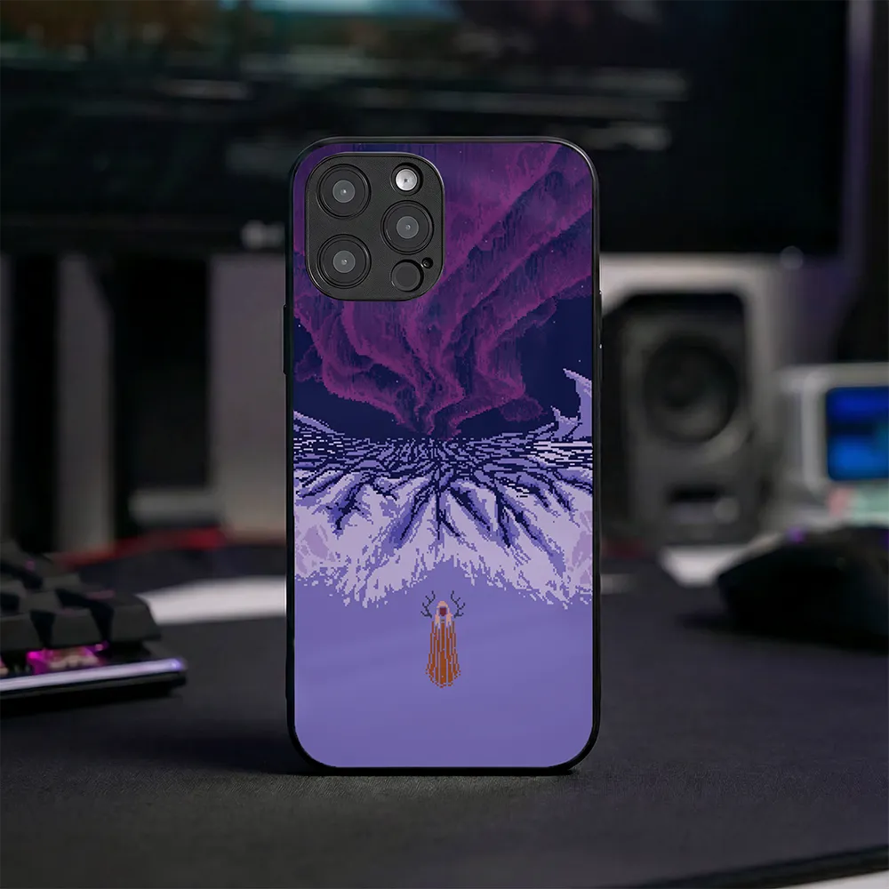 Glass Phone Case Northern Lights
