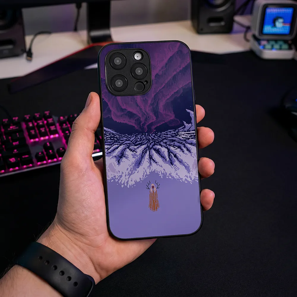 Glass Phone Case Northern Lights - Image 2