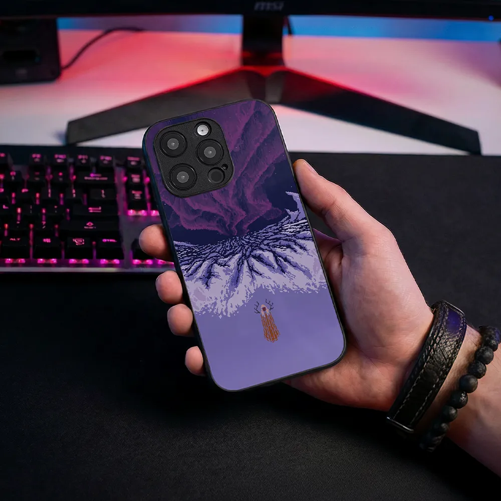 Glass Phone Case Northern Lights - Image 3