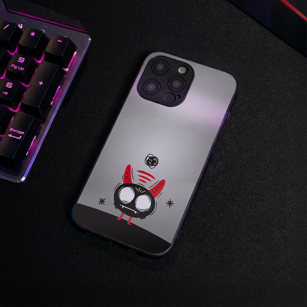 Glass Phone Case Overthinking Imp - Image 4