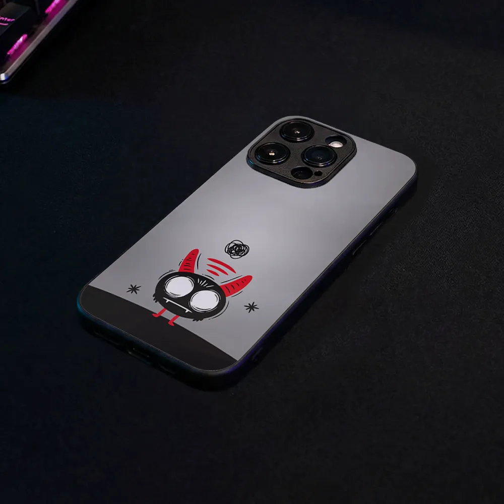Glass Phone Case Overthinking Imp - Image 7