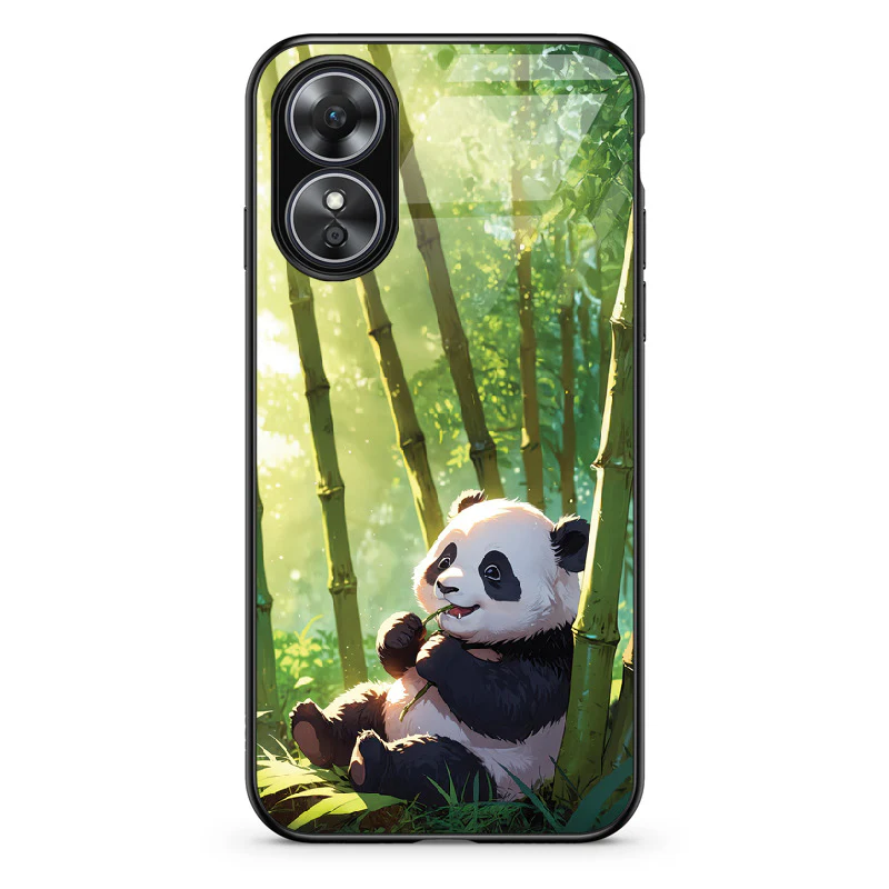 Glass Phone Case Panda and the Tasty Bamboo - Image 100