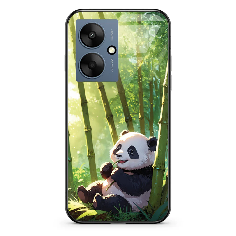 Glass Phone Case Panda and the Tasty Bamboo - Image 104