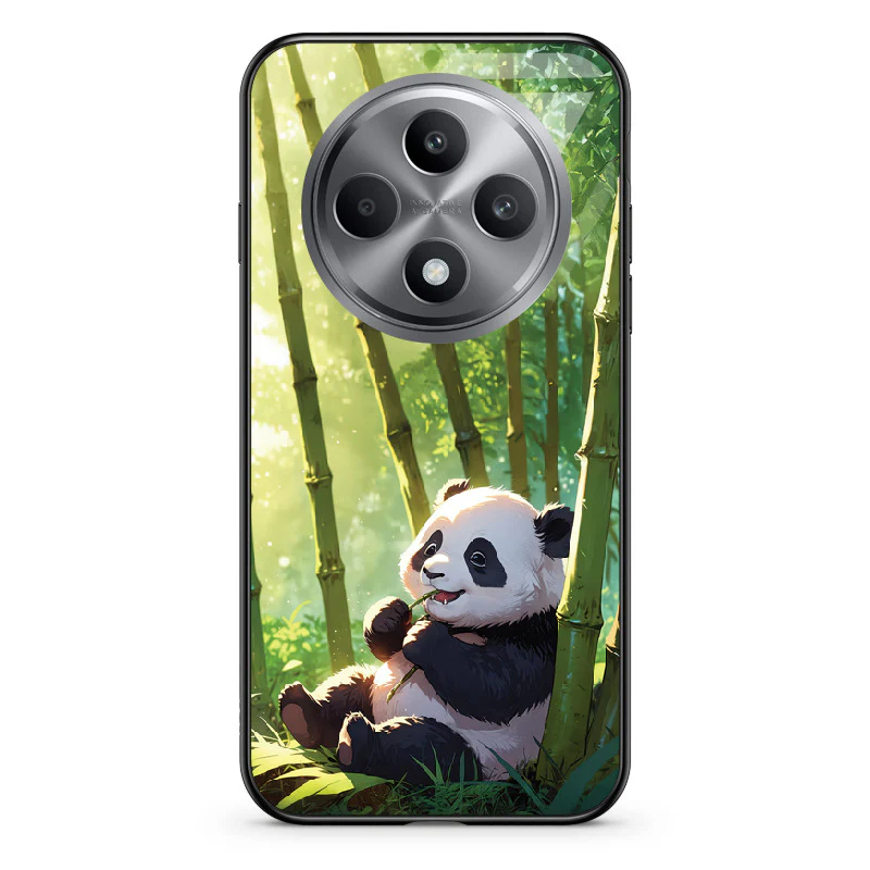 Glass Phone Case Panda and the Tasty Bamboo - Image 114