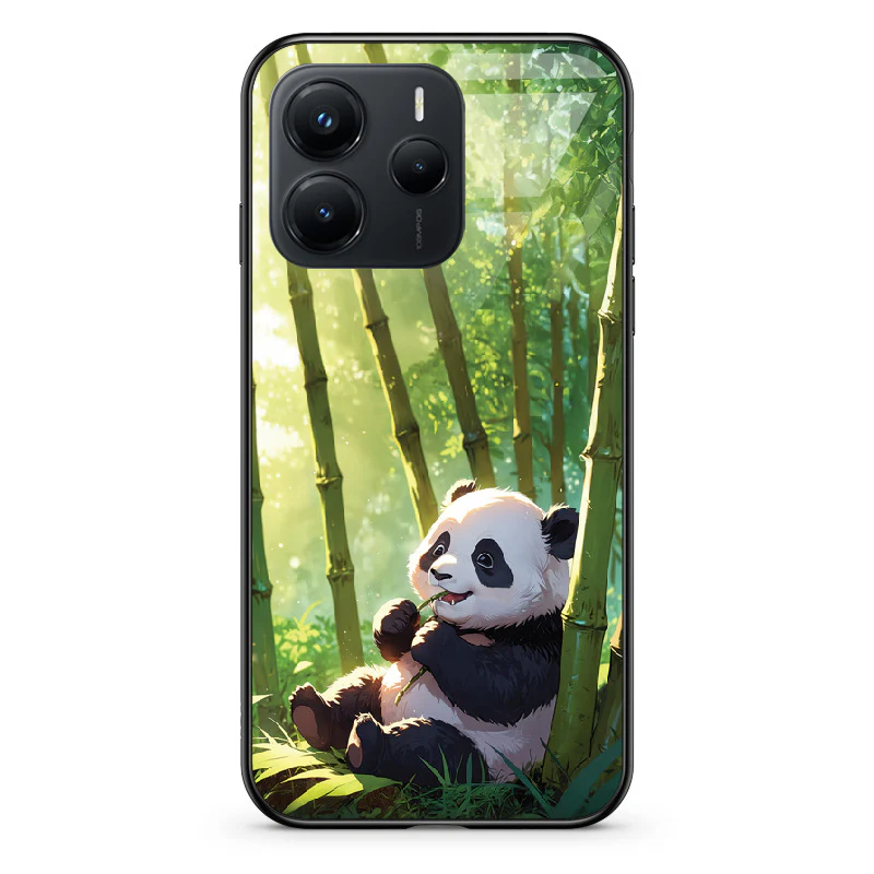 Glass Phone Case Panda and the Tasty Bamboo - Image 122