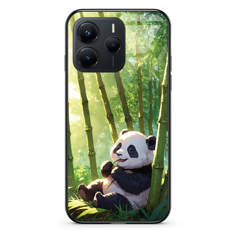 Glass Phone Case Panda and the Tasty Bamboo - Image 127