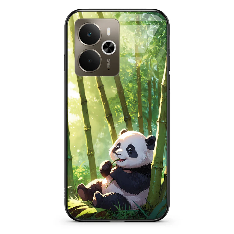 Glass Phone Case Panda and the Tasty Bamboo - Image 130