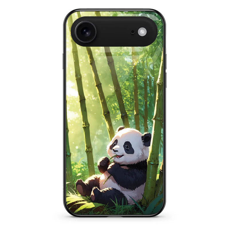 Glass Phone Case Panda and the Tasty Bamboo - Image 132