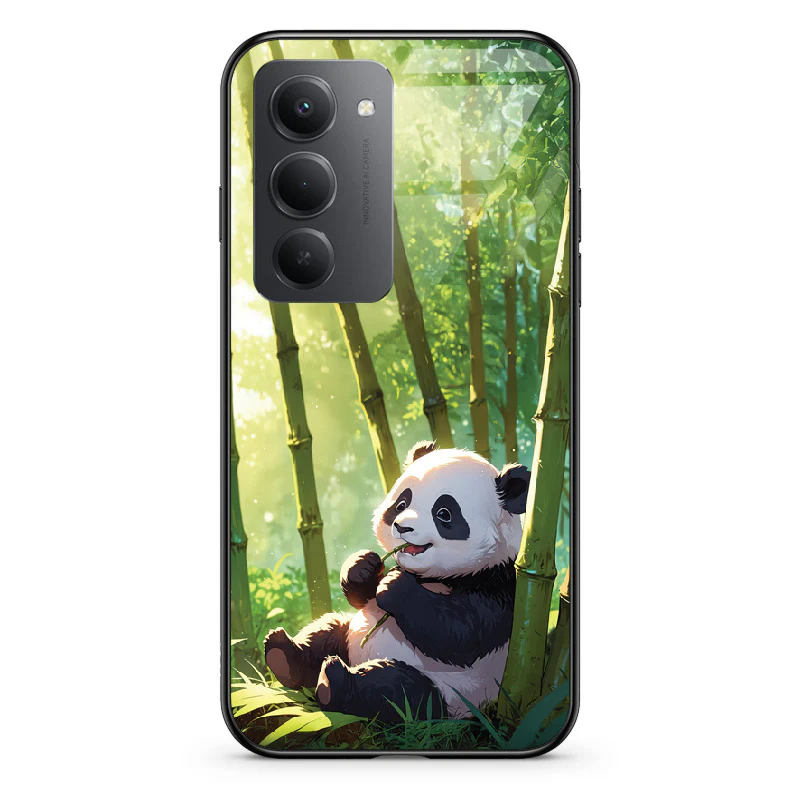 Glass Phone Case Panda and the Tasty Bamboo - Image 137