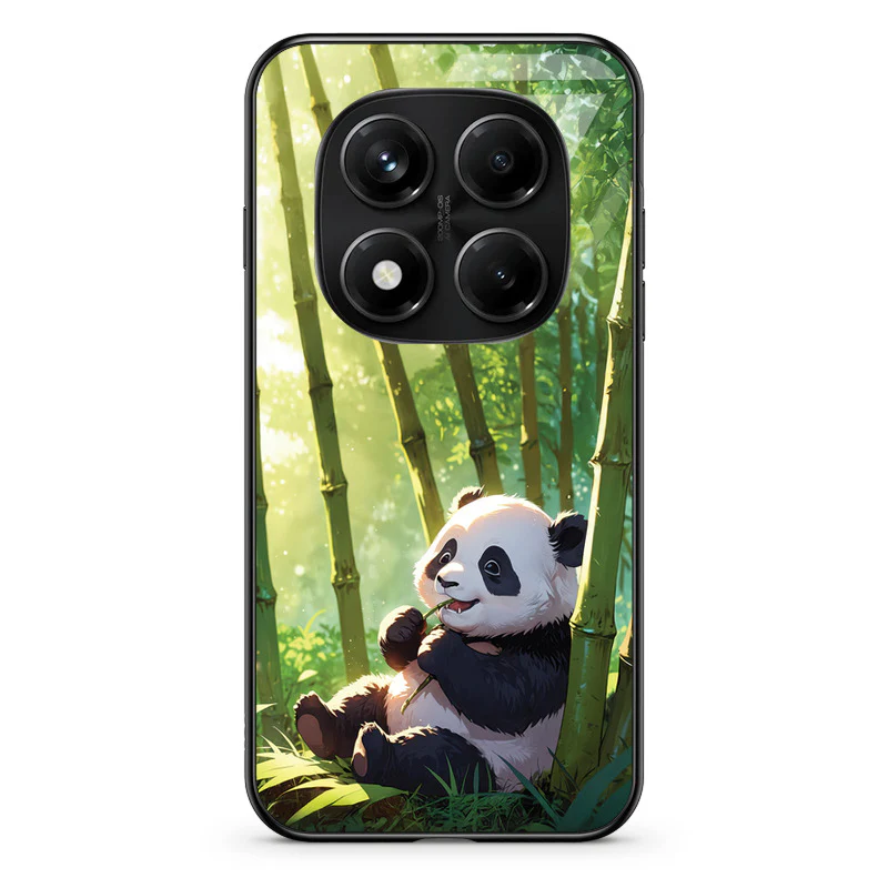 Glass Phone Case Panda and the Tasty Bamboo - Image 140