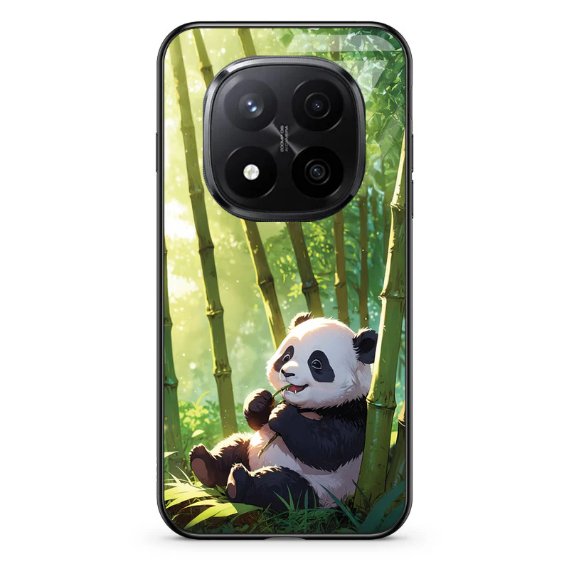 Glass Phone Case Panda and the Tasty Bamboo - Image 141