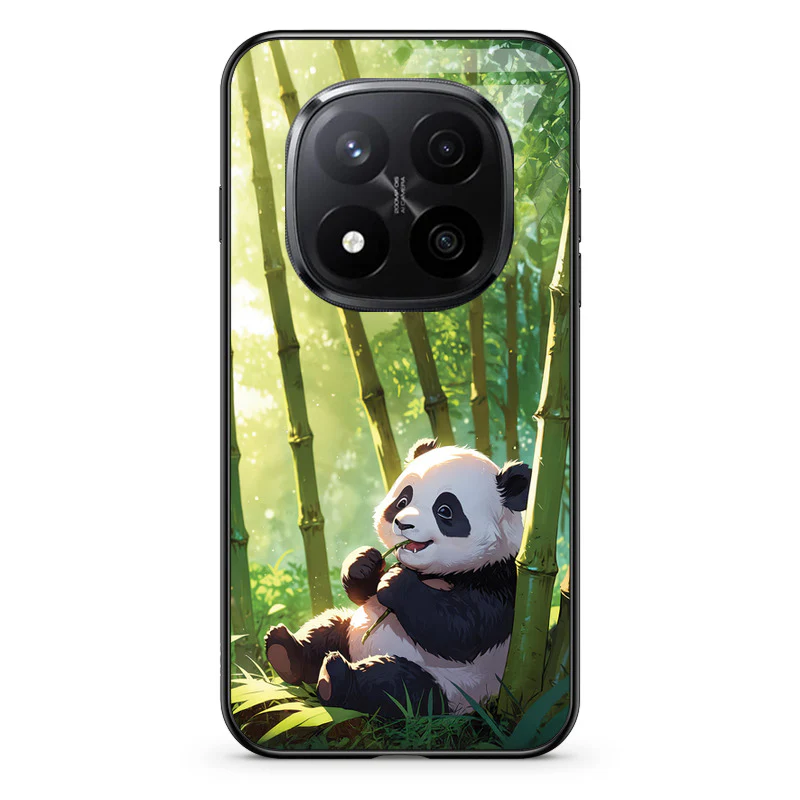 Glass Phone Case Panda and the Tasty Bamboo - Image 142