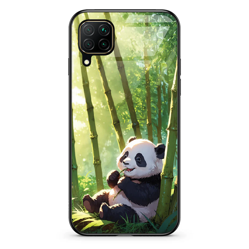 Glass Phone Case Panda and the Tasty Bamboo - Image 33