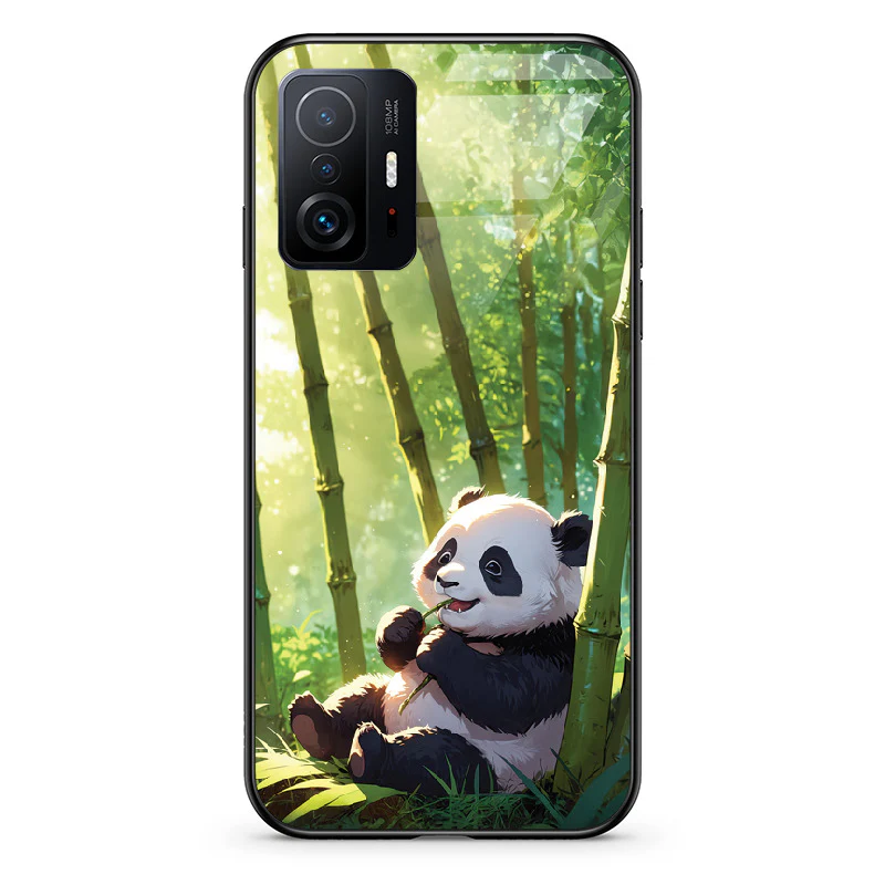 Glass Phone Case Panda and the Tasty Bamboo - Image 39