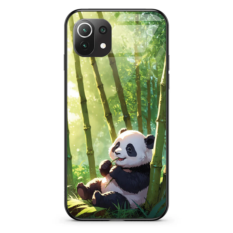 Glass Phone Case Panda and the Tasty Bamboo - Image 40