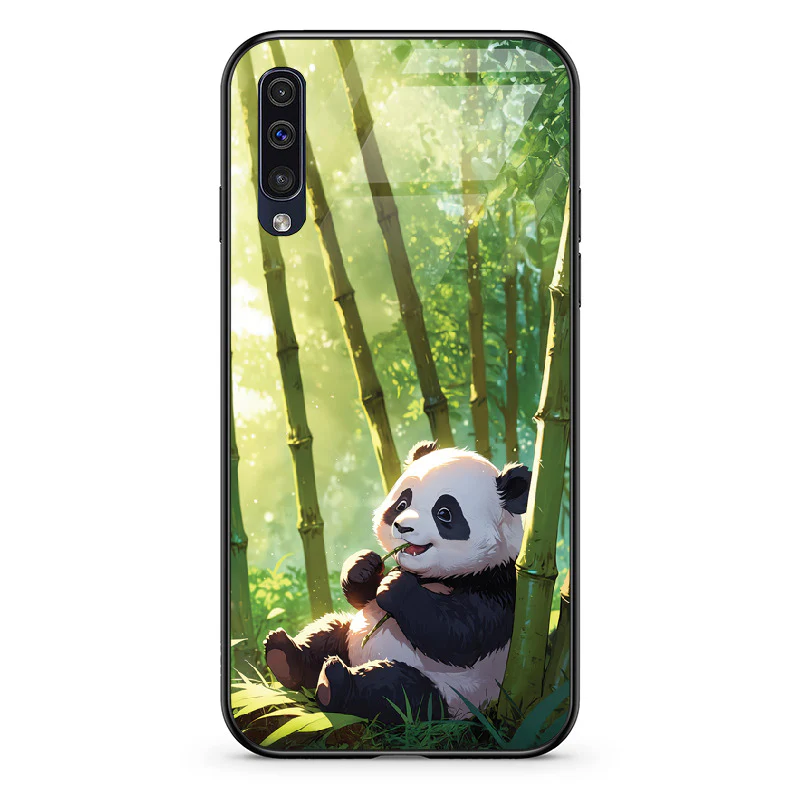 Glass Phone Case Panda and the Tasty Bamboo - Image 50