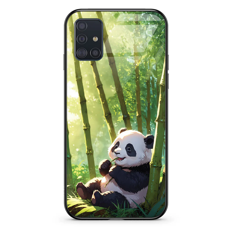 Glass Phone Case Panda and the Tasty Bamboo - Image 54