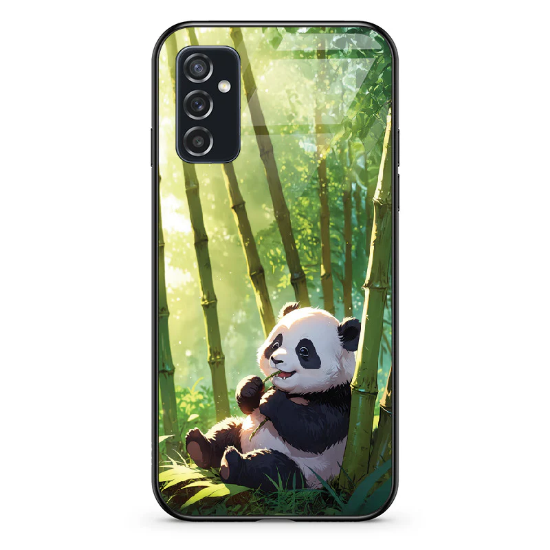 Glass Phone Case Panda and the Tasty Bamboo - Image 59