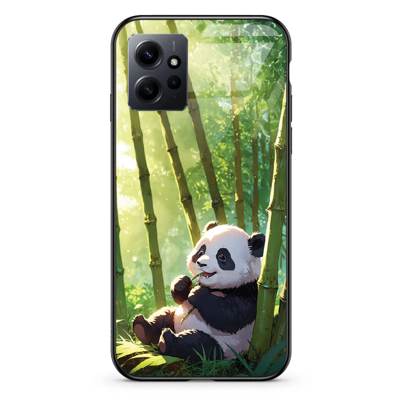 Glass Phone Case Panda and the Tasty Bamboo - Image 75