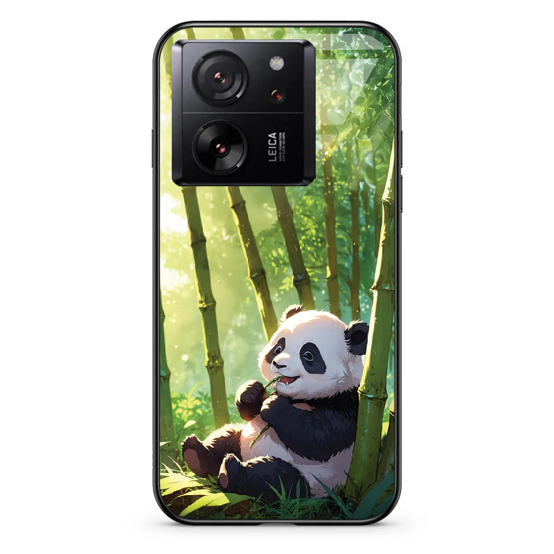 Glass Phone Case Panda and the Tasty Bamboo - Image 85