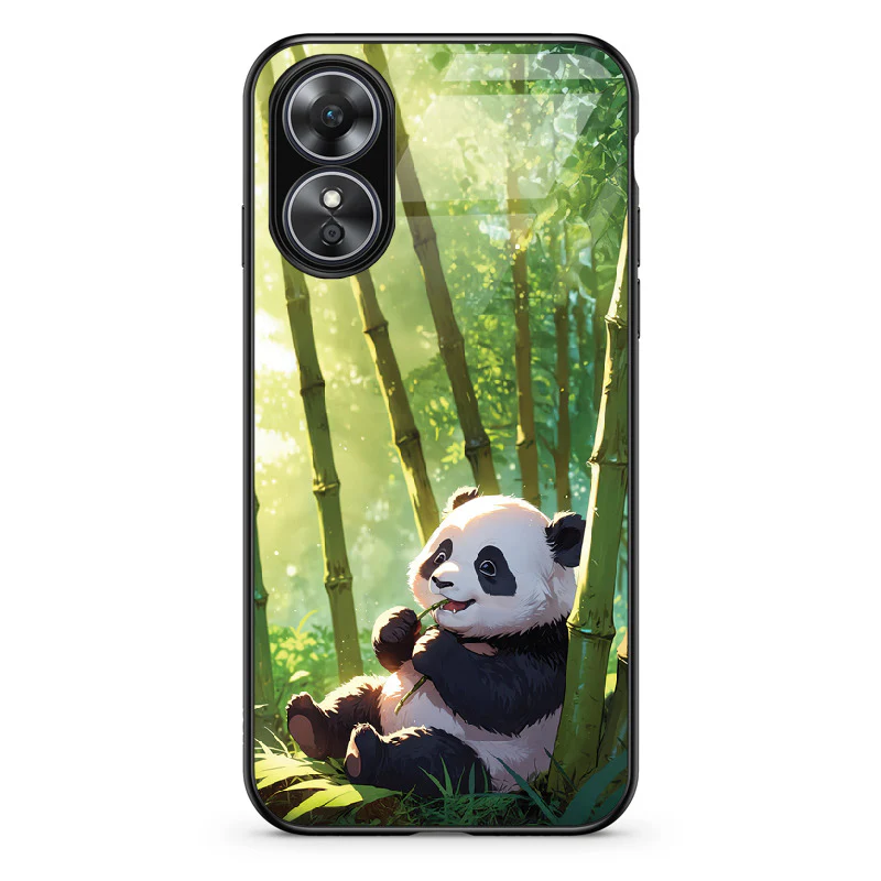 Glass Phone Case Panda and the Tasty Bamboo - Image 87