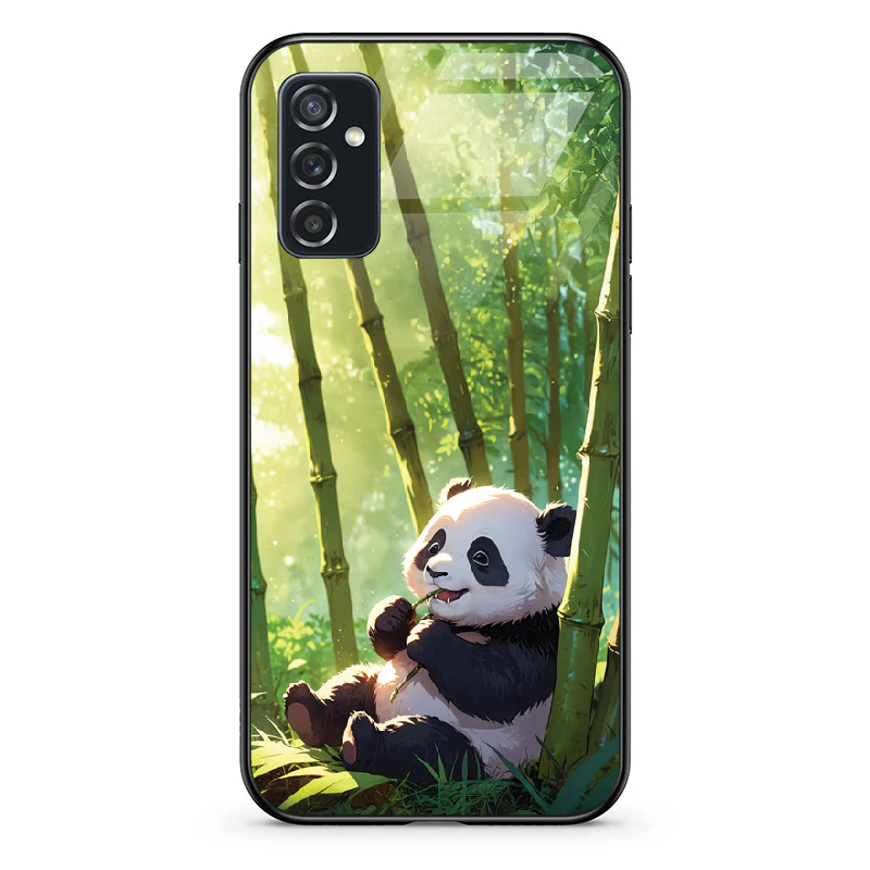 Glass Phone Case Panda and the Tasty Bamboo - Image 88