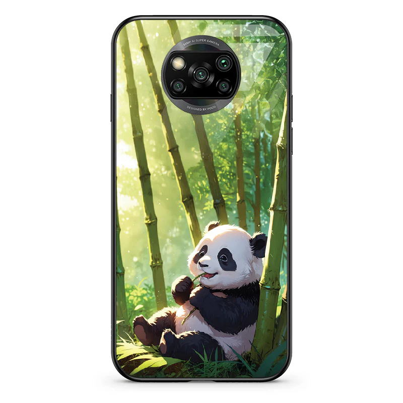 Glass Phone Case Panda and the Tasty Bamboo - Image 89