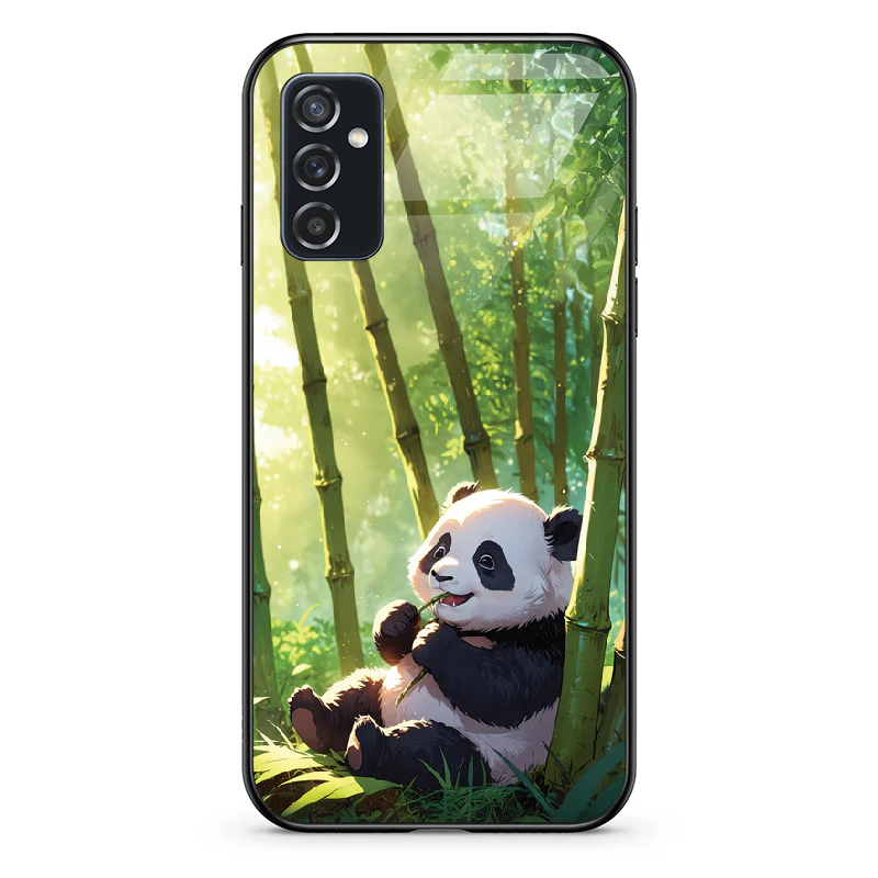 Glass Phone Case Panda and the Tasty Bamboo - Image 92