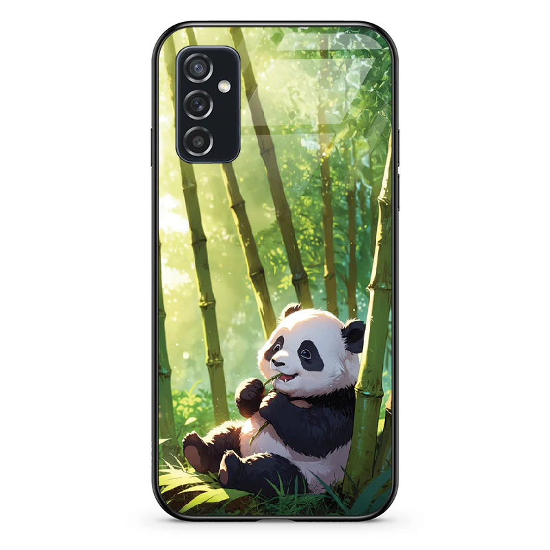 Glass Phone Case Panda and the Tasty Bamboo - Image 94