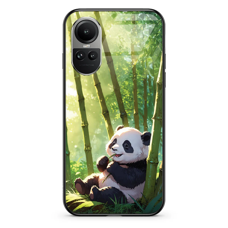 Glass Phone Case Panda and the Tasty Bamboo - Image 96