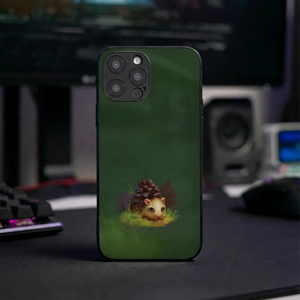 Glass Phone Case Pinehamster