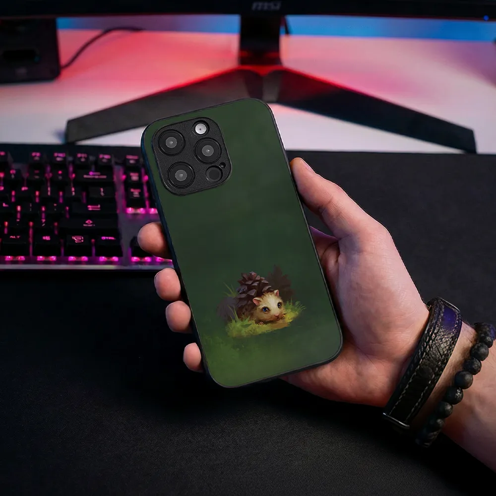 Glass Phone Case Pinehamster - Image 3